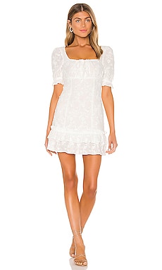 MAJORELLE Brio Mini Dress in White | REVOLVE