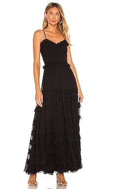 MAJORELLE Mimi Maxi Dress in Black | REVOLVE