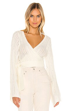 MAJORELLE Tessa Wrap in Coconut Milk | REVOLVE