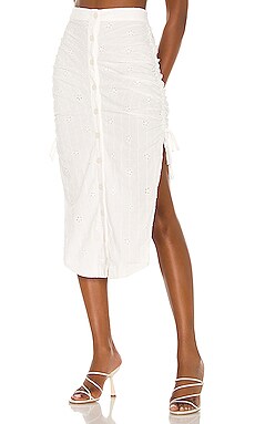 Mara Midi Skirt MAJORELLE $120 