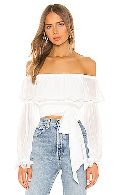 MAJORELLE Sydney Top in White | REVOLVE