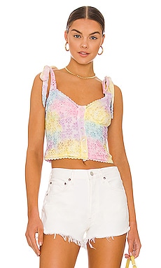 Radiating Romance White Sleeveless Cropped Bustier Top