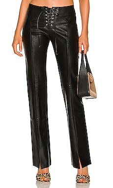 Product image of Miaou Element Lace Up Pant. Click to view full details