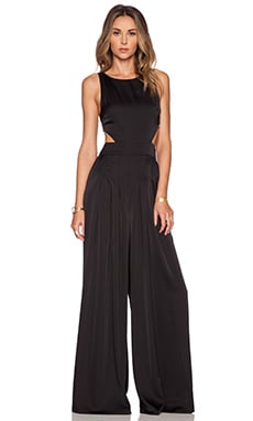 Mara Hoffman Cut Out Jumpsuit in Black | REVOLVE