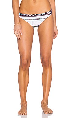 Mara Hoffman Classic Bikini Bottom In Pinwheel Stone REVOLVE