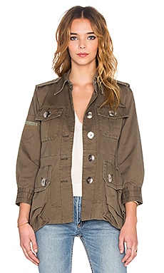 Marc by Marc Jacobs Cotton Twill Military Jacket in Sully Green | REVOLVE