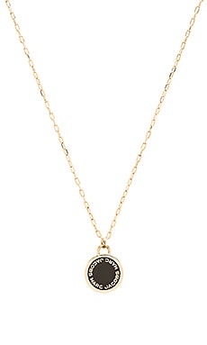 Marc jacobs logo deals disc pendant necklace