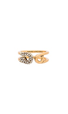 Product image of Marc Jacobs Charms Pave Safety Ring. Click to view full details