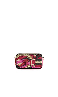 Marc Jacobs Camo Sequin Snapshot Camera Bag in Pink Multi
