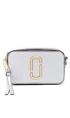 

Сумка кроссбоди snapshot - Marc Jacobs, Металлический серебряный, Мини сумки