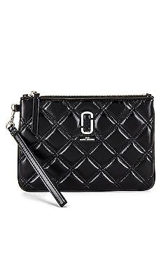 

Сумочка с ремешком на запястье wristlet - Marc Jacobs, Черный, Клатчи