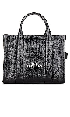 The Croc-Embossed Medium Tote Bag Marc Jacobs