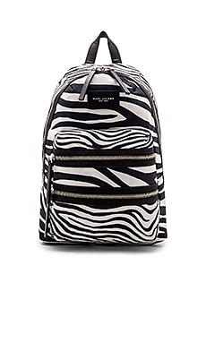 Marc Jacobs Zebra Biker Backpack in Off White multi | REVOLVE