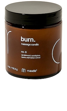 Burn Massage Candle No. 3 maude