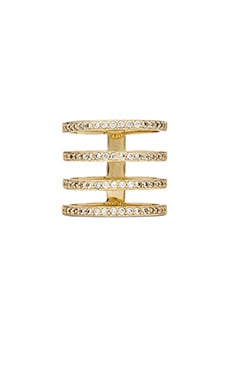 Product image of Melanie Auld Pave 4 Tier Ring. Click to view full details