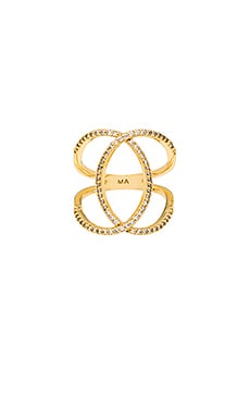 Product image of Melanie Auld Pave Double Ring. Click to view full details