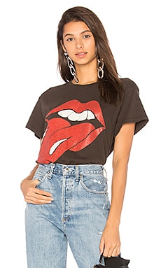 Rolling stones 2025 glitter tongue t-shirt