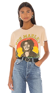 

Футболка с рисунком bob marley - Madeworn, Цвет загара, Футболки с рисунком