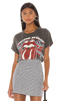 

Футболка с рисунком rolling stones u.s. tour glitter - Madeworn, Черный, Футболки с рисунком