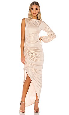 

Вечернее платье lacey - Michael Costello, Металлический нейтральный, Металлик
