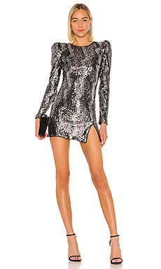 Revolve sales metallic dress