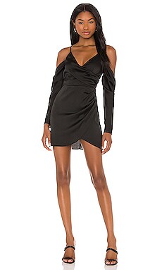 

Мини платье lenore - Michael Costello, Черный, Коктейльное