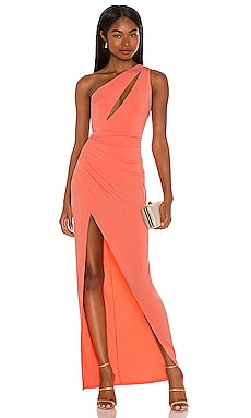 Jacquie Dress in Coral. Revolve Women Clothing Dresses Long Sleeve Dresses 