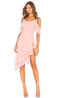MORE TO COME Makaela Babydoll Dress in Hot Pink
