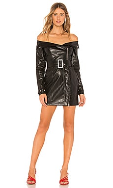 

Мини платье evita - Michael Costello, Черный, Черный