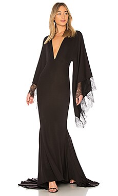 

Вечернее платье с длинным рукавом stephen - Michael Costello, Черный, Черный
