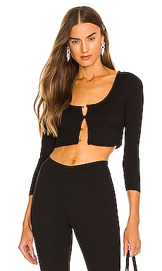 Product image of Michael Costello x REVOLVE Luka Cropped Cardigan. Click to view full details