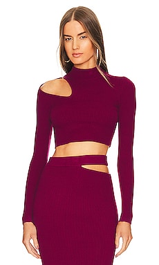 Product image of Michael Costello X REVOLVE Annalisa Sweater with Cutouts. Click to view full details