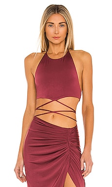 Product image of Michael Costello x REVOLVE Leah Crop Top. Click to view full details