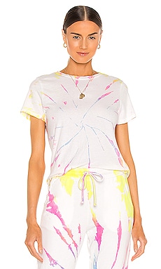 

Футболка tie dye - Michael Stars, Белый;розовый, Узелковый батик