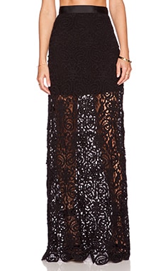 Free People x Intimately FP Gemini Moon Half Slip Skirt in in Black