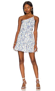 Brinlee Watercolor Silhouette Cutout Dress MILLY $375 NEW