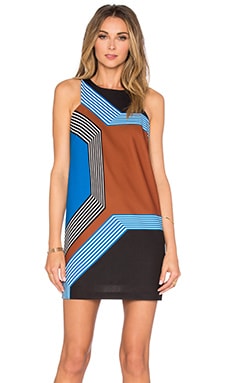 MILLY Angular Dress in Aqua | REVOLVE