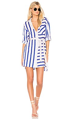 фото Платье stripe shirt - MILLY