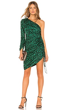 фото Платье leopard print jacquard - MILLY