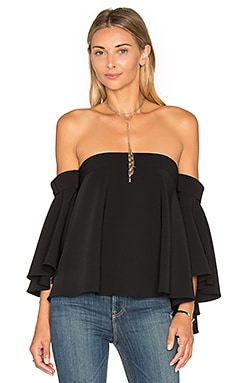 MILLY Rosa Top in Black | REVOLVE