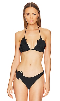Cabana Applique Bikini Top MILLY