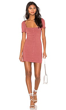 

Платье cherry - MINKPINK, Красный, Короткий рукав