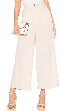 

Брюки utility wide leg - MINKPINK, Беж, Укороченные