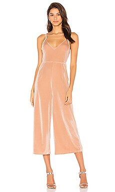 minkpink lex velvet jumpsuit