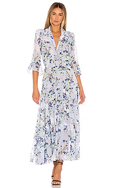MISA Los Angeles Pamelina Dress in Periwinkle Floral | REVOLVE