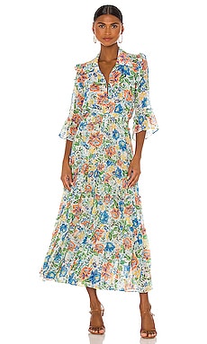 Oasis frieda outlet floral midi dress