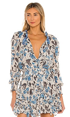 MISA Los Angeles Siena Top in Jaipur Floral Mix | REVOLVE