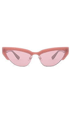

Солнцезащитные очки catwalk style - Miu Miu, Розовый, Солнцезащитные очки