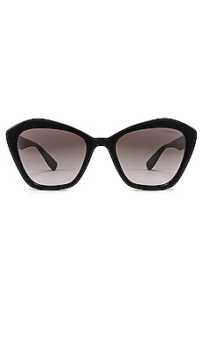 

Солнцезащитные очки logo cat eye - Miu Miu, Черный, Солнцезащитные очки