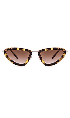 

Солнцезащитные очки ring cat eye - Miu Miu, Коричневый, Солнцезащитные очки